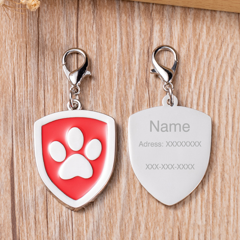 Custom Engraved Dog & Cat ID Tags - Personalize with Your Pet's Name!