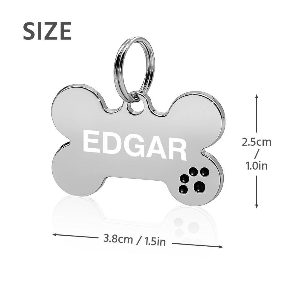 Custom Engraved Dog & Cat ID Tags - Personalize with Your Pet's Name!