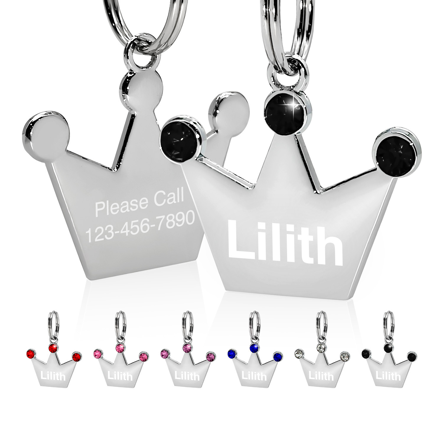 Custom Engraved Dog & Cat ID Tags - Personalize with Your Pet's Name!