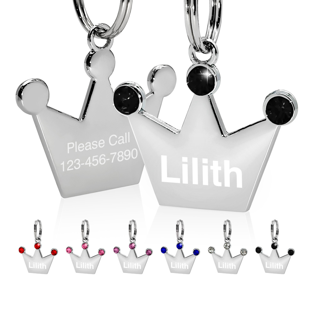 Custom Engraved Dog & Cat ID Tags - Personalize with Your Pet's Name!