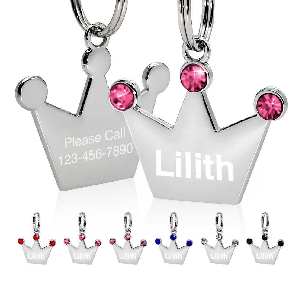 Custom Engraved Dog & Cat ID Tags - Personalize with Your Pet's Name!