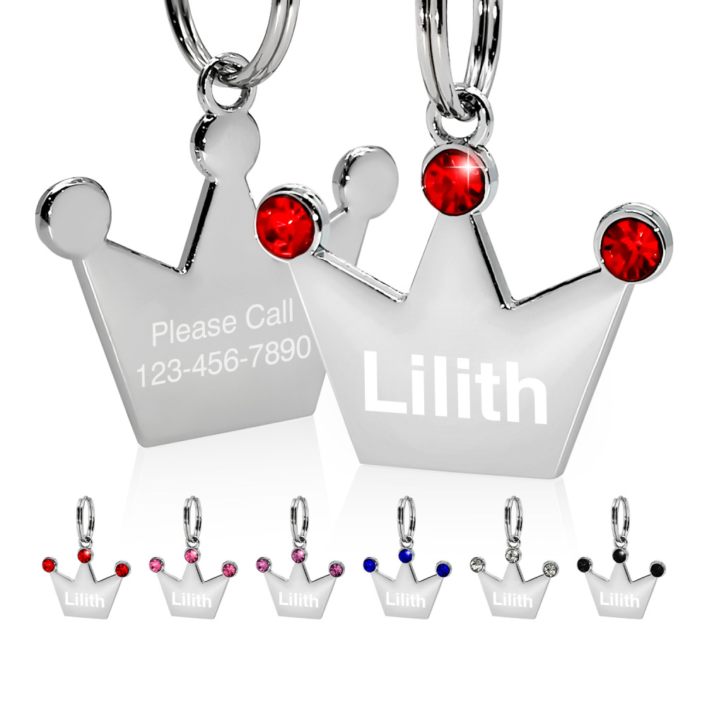 Custom Engraved Dog & Cat ID Tags - Personalize with Your Pet's Name!