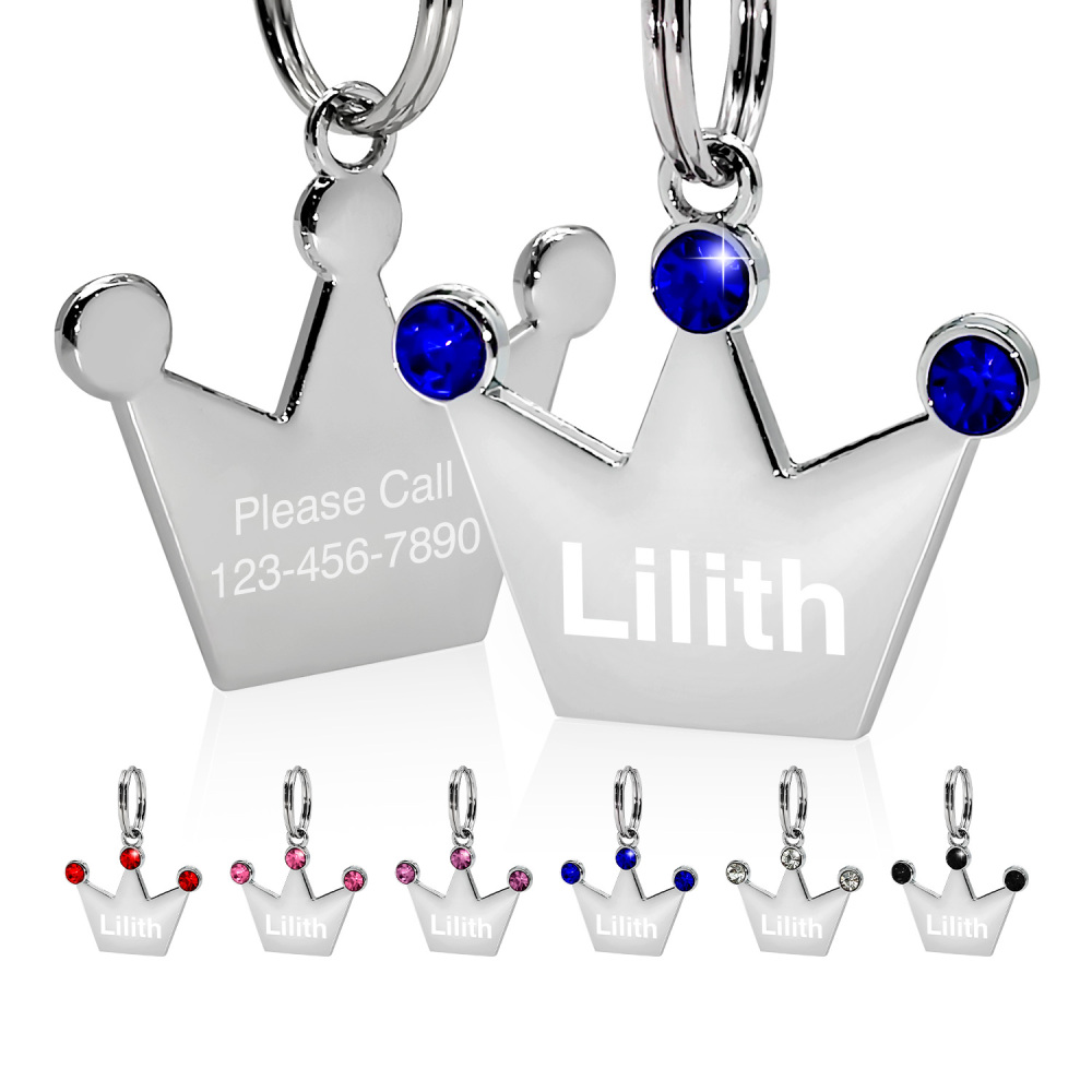 Custom Engraved Dog & Cat ID Tags - Personalize with Your Pet's Name!