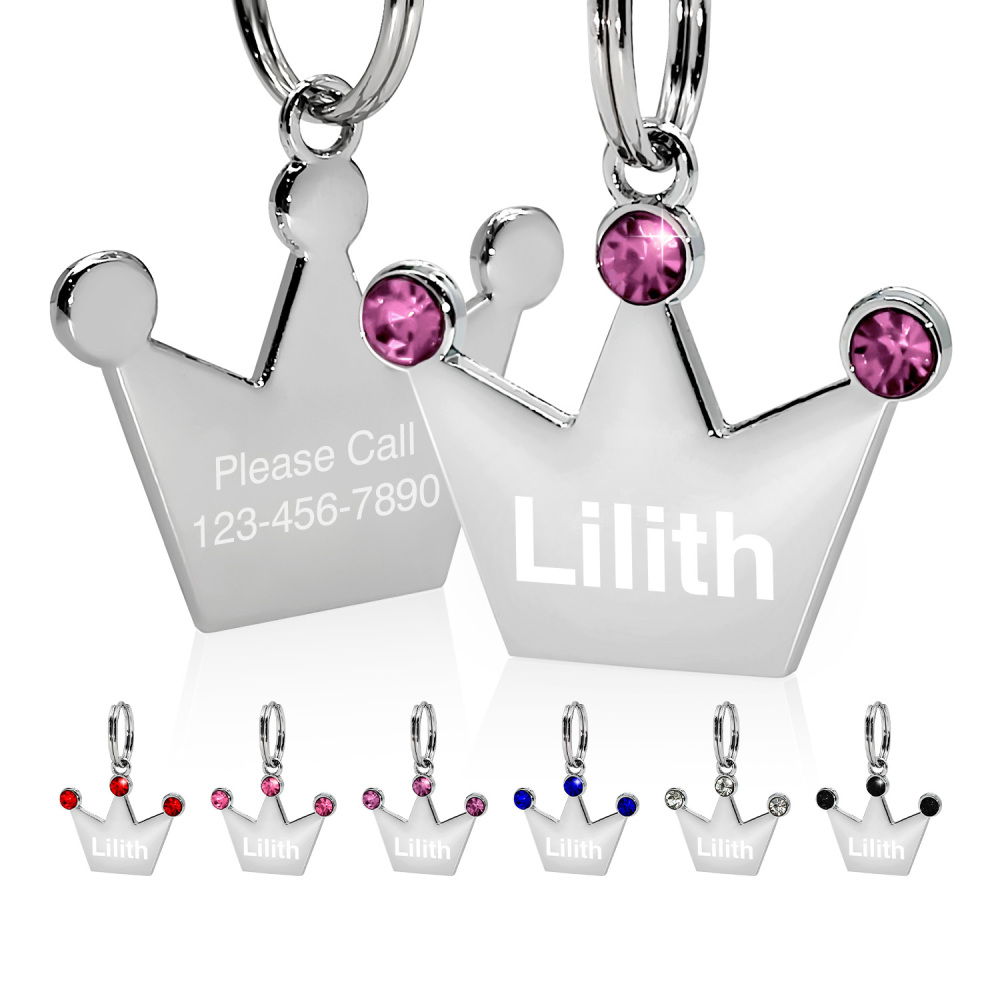 Custom Engraved Dog & Cat ID Tags - Personalize with Your Pet's Name!