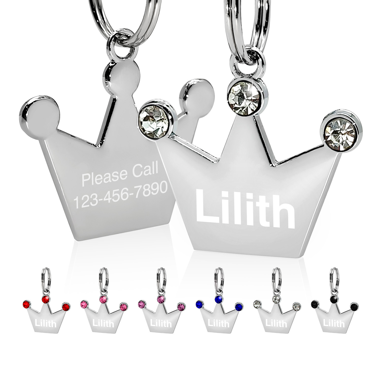 Custom Engraved Dog & Cat ID Tags - Personalize with Your Pet's Name!