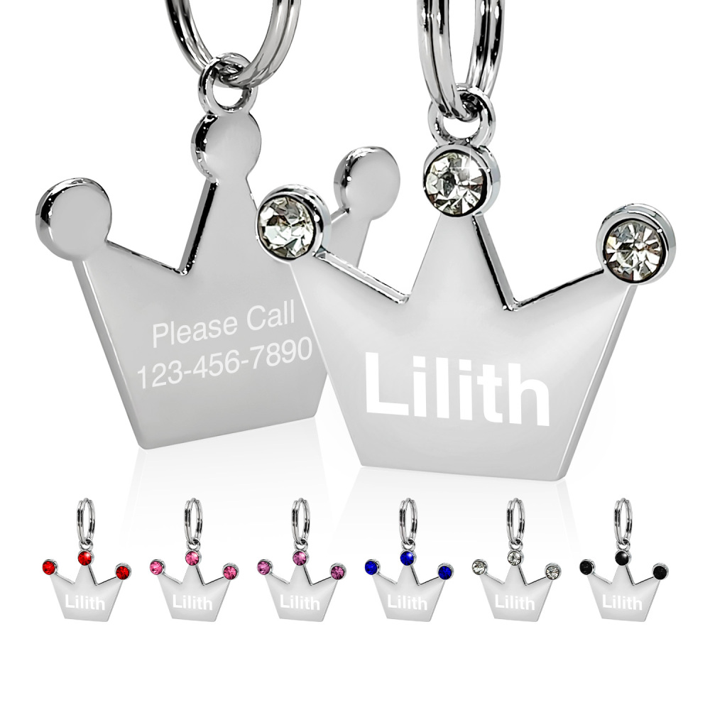 Custom Engraved Dog & Cat ID Tags - Personalize with Your Pet's Name!