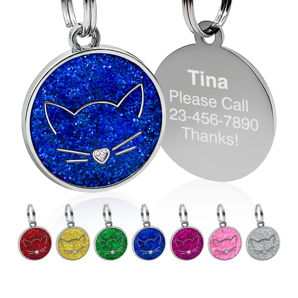 Custom Engraved Dog & Cat ID Tags - Personalize with Your Pet's Name!
