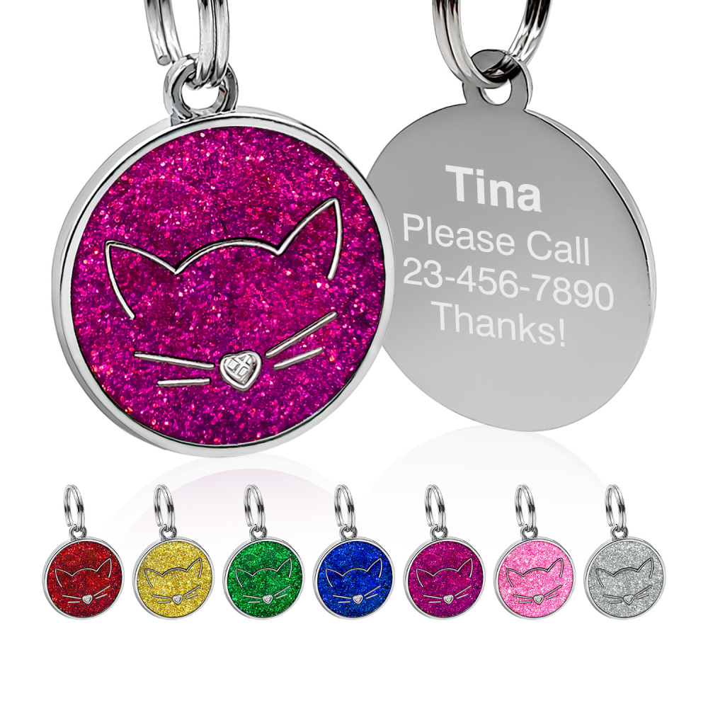 Custom Engraved Dog & Cat ID Tags - Personalize with Your Pet's Name!