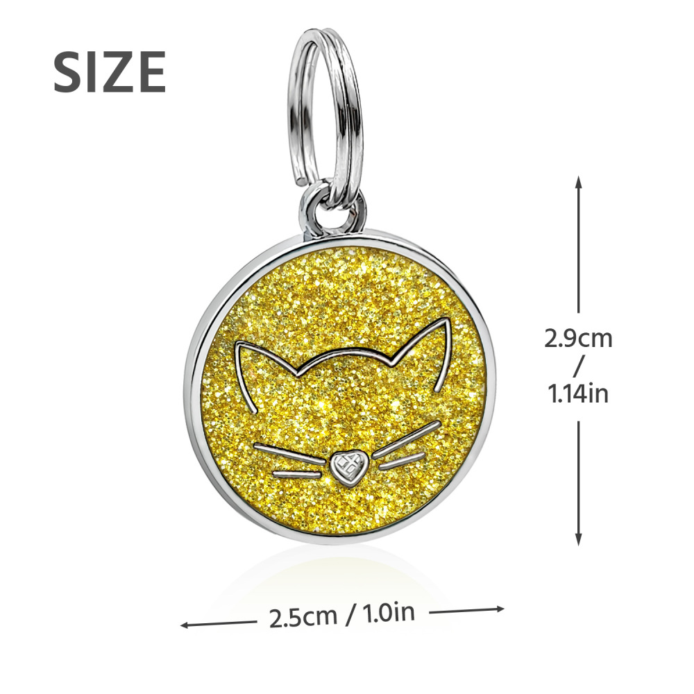 Custom Engraved Dog & Cat ID Tags - Personalize with Your Pet's Name!