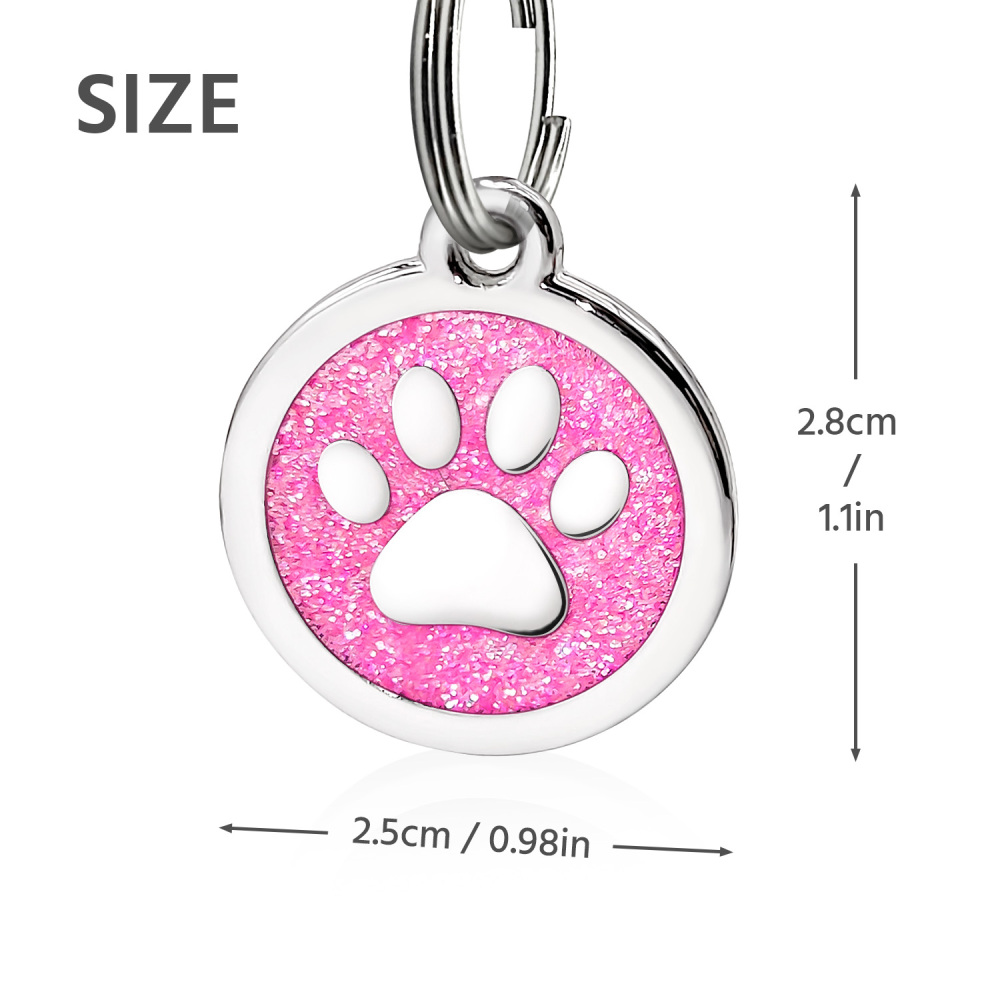 Custom Engraved Dog & Cat ID Tags - Personalize with Your Pet's Name!