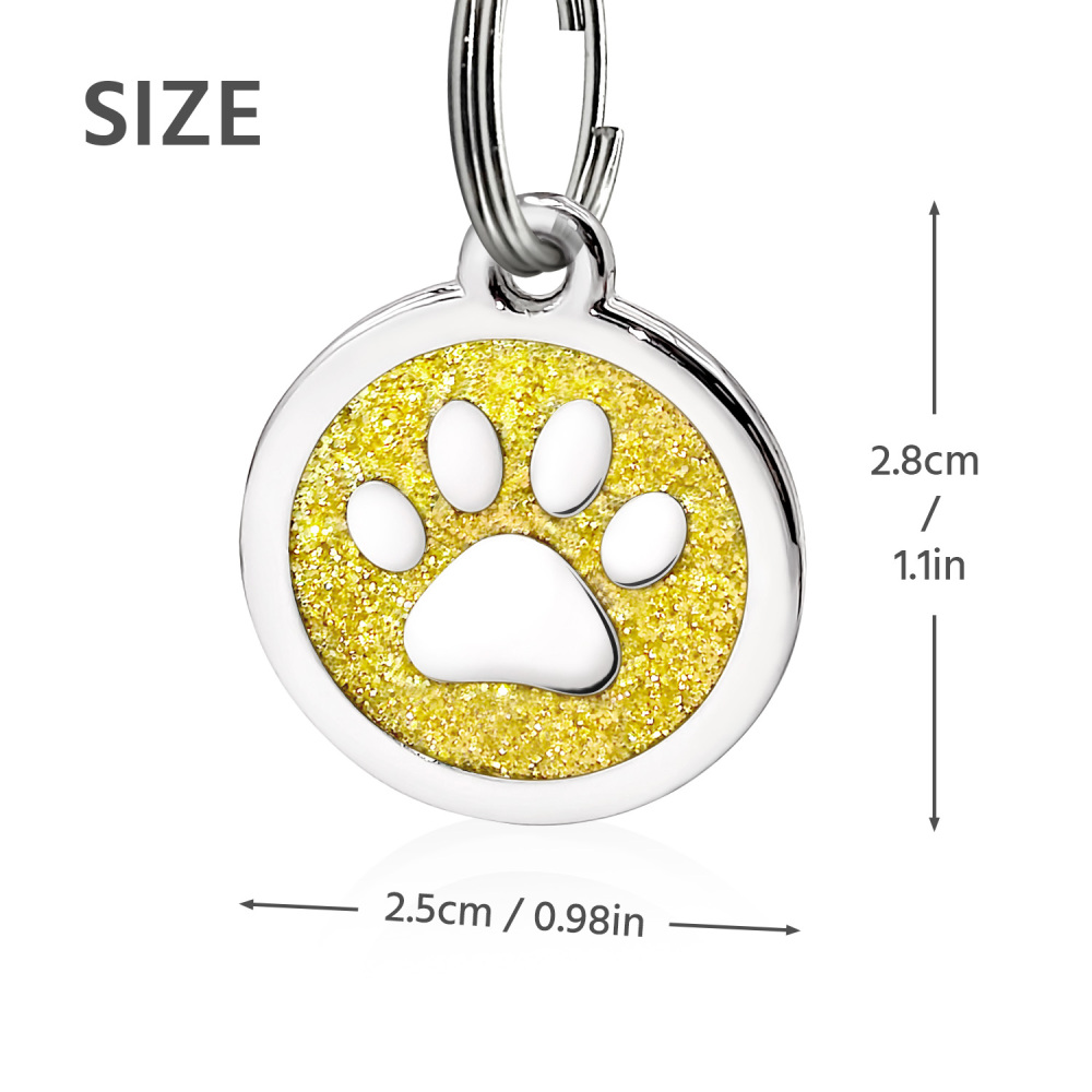 Custom Engraved Dog & Cat ID Tags - Personalize with Your Pet's Name!