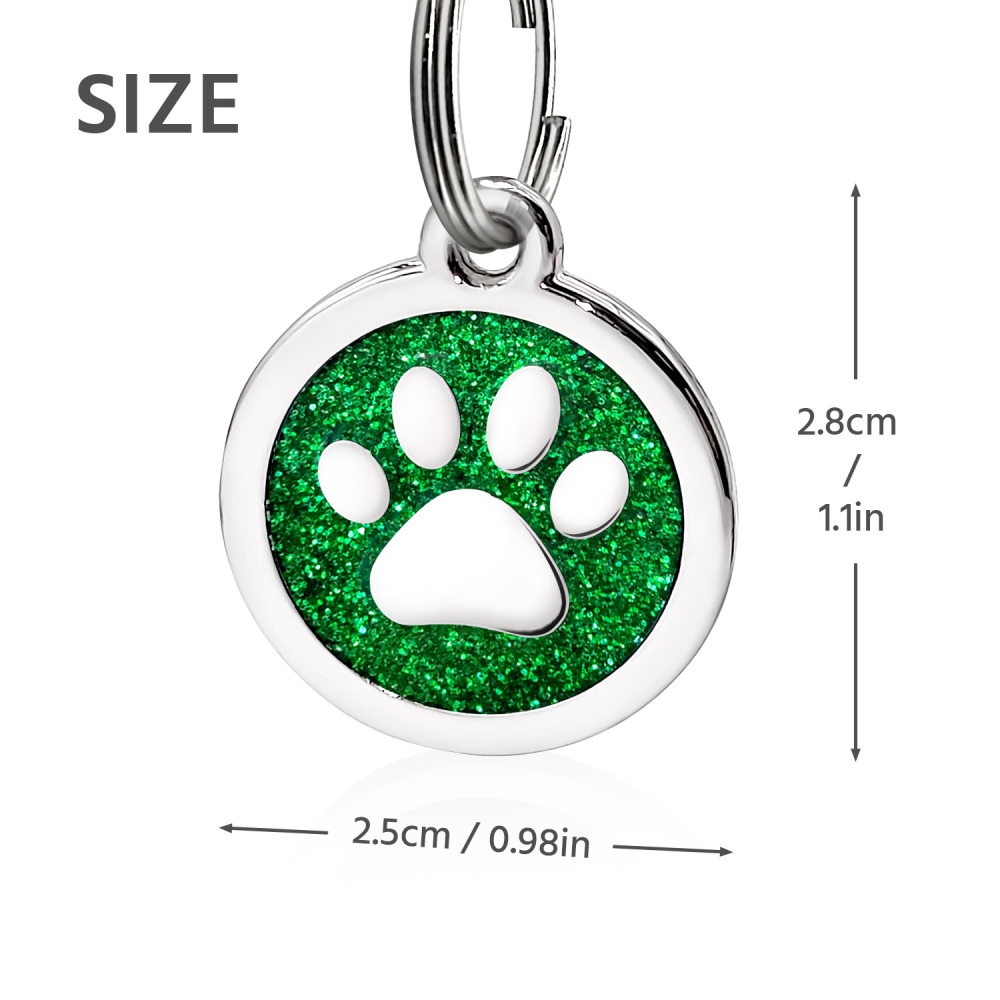 Custom Engraved Dog & Cat ID Tags - Personalize with Your Pet's Name!