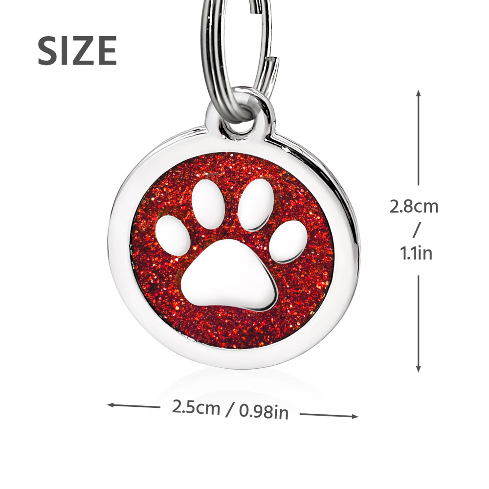 Custom Engraved Dog & Cat ID Tags - Personalize with Your Pet's Name!