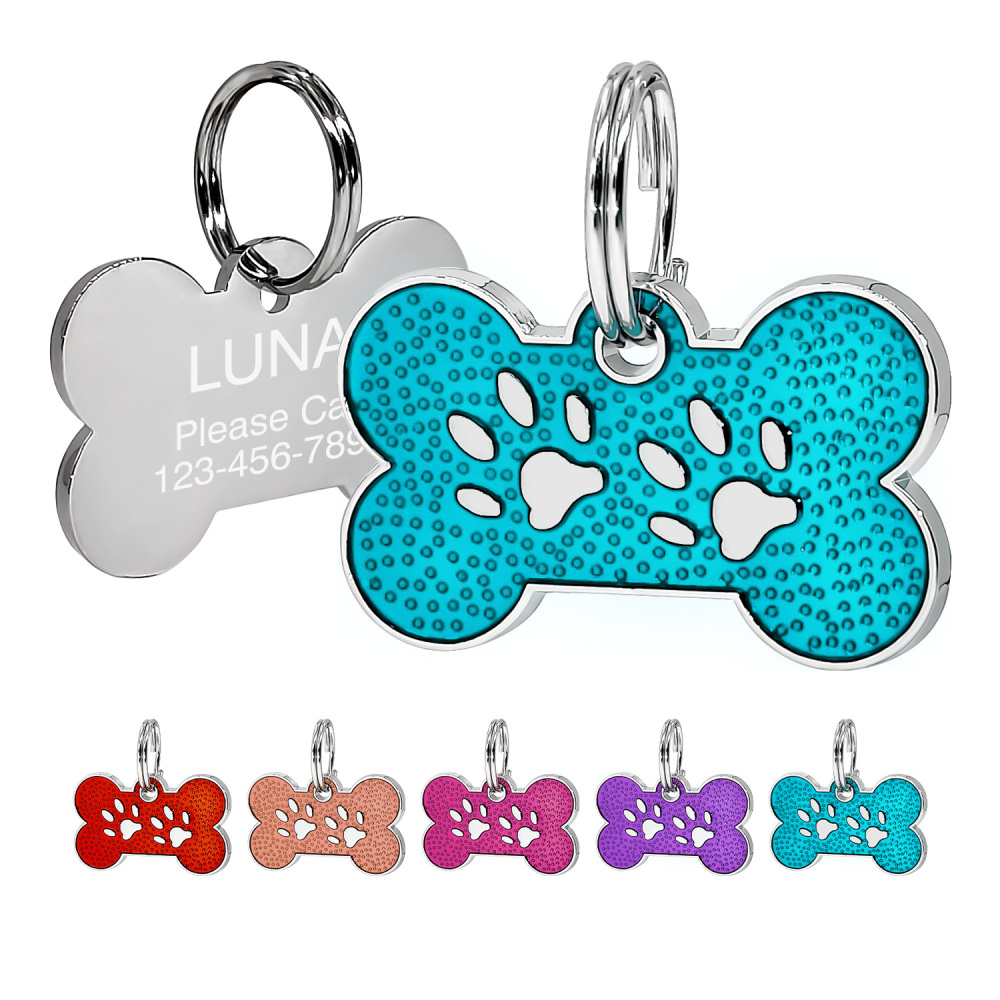 Custom Engraved Dog & Cat ID Tags - Personalize with Your Pet's Name!