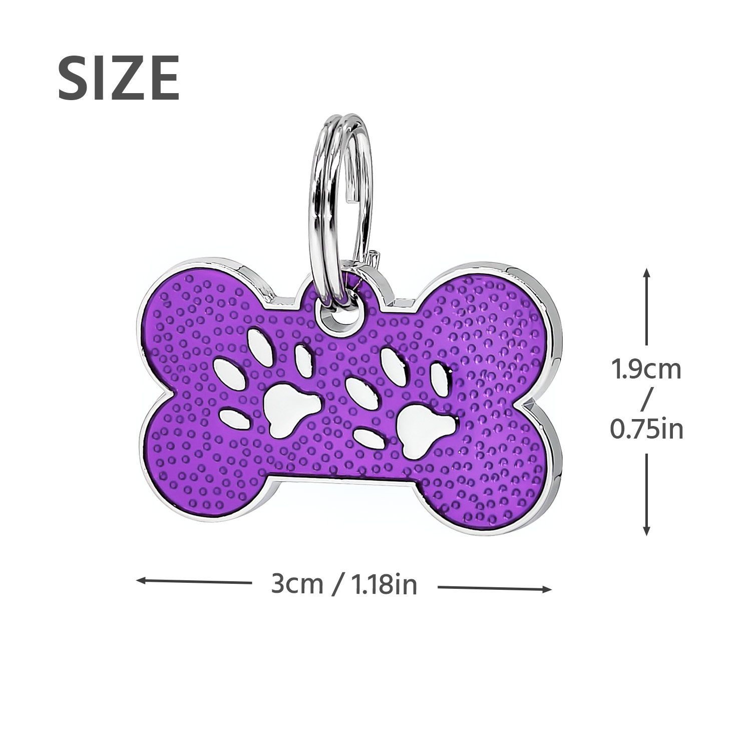 Custom Engraved Dog & Cat ID Tags - Personalize with Your Pet's Name!