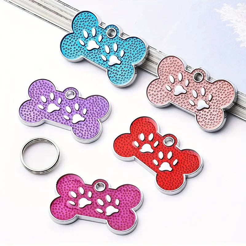 Custom Engraved Dog & Cat ID Tags - Personalize with Your Pet's Name!