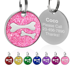 Custom Engraved Dog & Cat ID Tags - Personalize with Your Pet's Name!