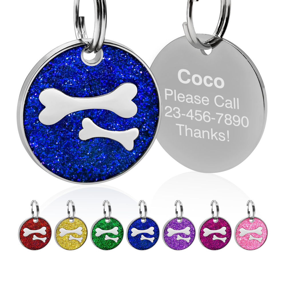 Custom Engraved Dog & Cat ID Tags - Personalize with Your Pet's Name!