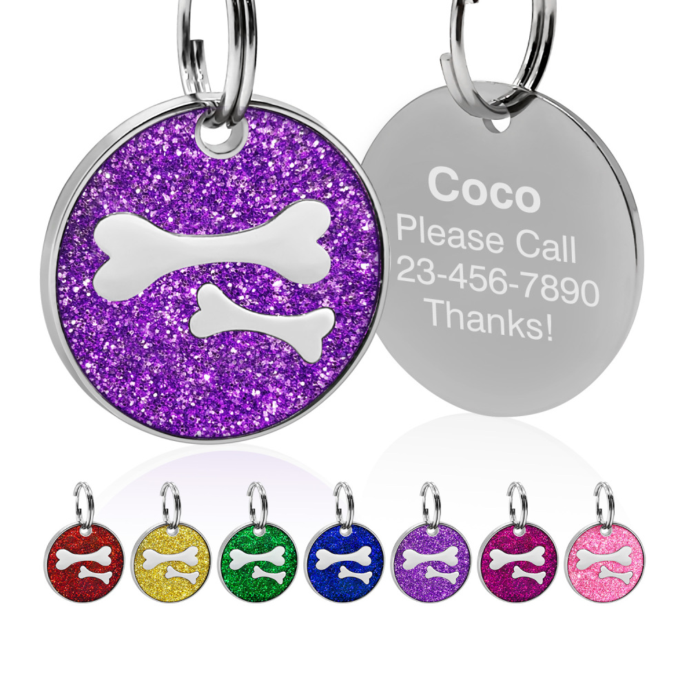 Custom Engraved Dog & Cat ID Tags - Personalize with Your Pet's Name!