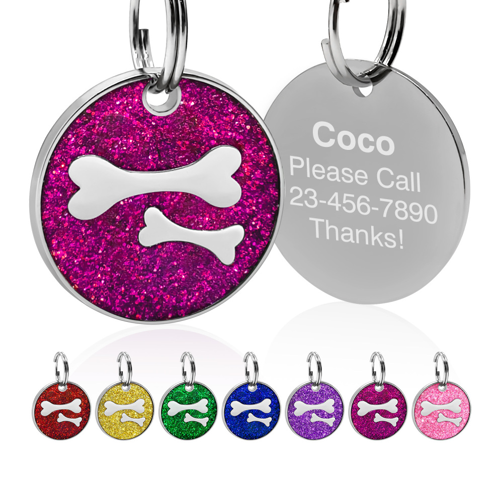 Custom Engraved Dog & Cat ID Tags - Personalize with Your Pet's Name!
