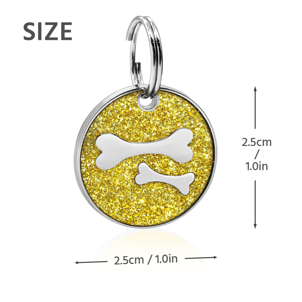 Custom Engraved Dog & Cat ID Tags - Personalize with Your Pet's Name!