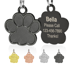 [Personalized Dog Tag] Engraved Personalized Dog Tag for Pets - Slide On Cat ID Tags