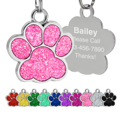 Custom Engraved Dog Tag - Personalized Pet ID Tag, Slide-On Cat Name Tag, Durable and Stylish-Bigger Size