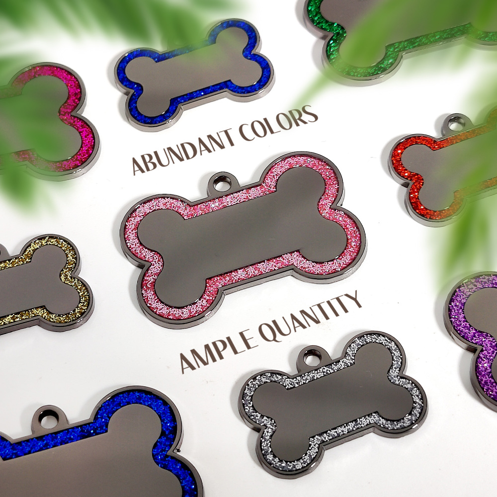 Personalized Dog Tag for Pets - Engraved Dog Name Tag - Slide On Cat ID Tags