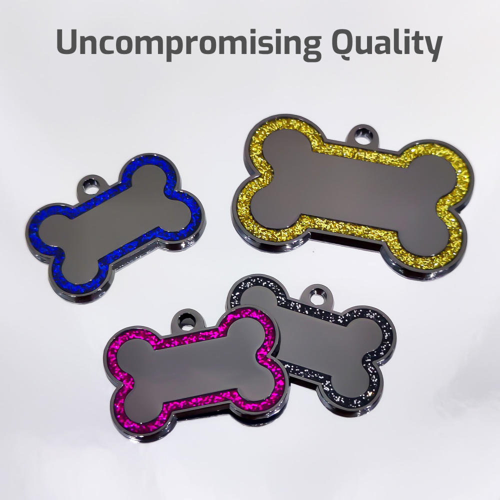 Personalized Dog Tag for Pets - Engraved Dog Name Tag - Slide On Cat ID Tags