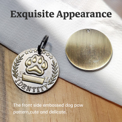 Personalized Dog Tag for Pets - Engraved Dog Name Tag - Slide On Cat ID Tags