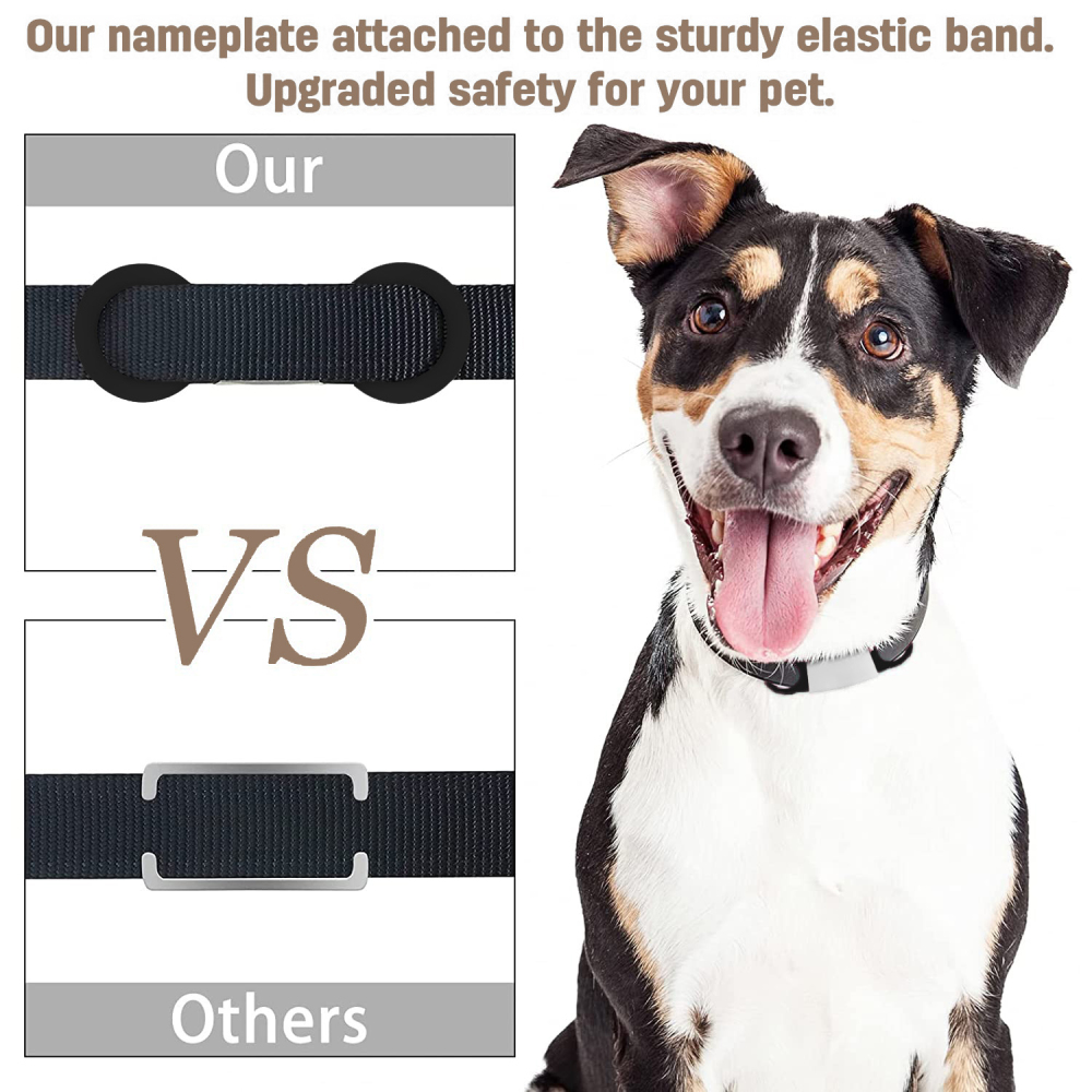 Personalized Dog Tag for Pets - Engraved Dog Name Tag - Slide On Cat ID Tags