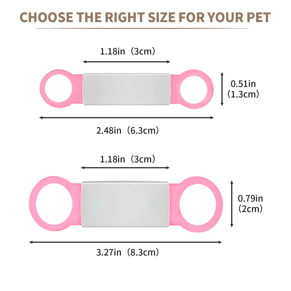 Personalized Dog Tag for Pets - Engraved Dog Name Tag - Slide On Cat ID Tags