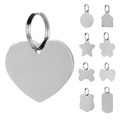 Personalized Stainless Steel Dog Tag for Pets - Engraved Name Tag for Dogs and Cats  - Slide-On ID Tag with Durable Construction and Easy-to-Read Text