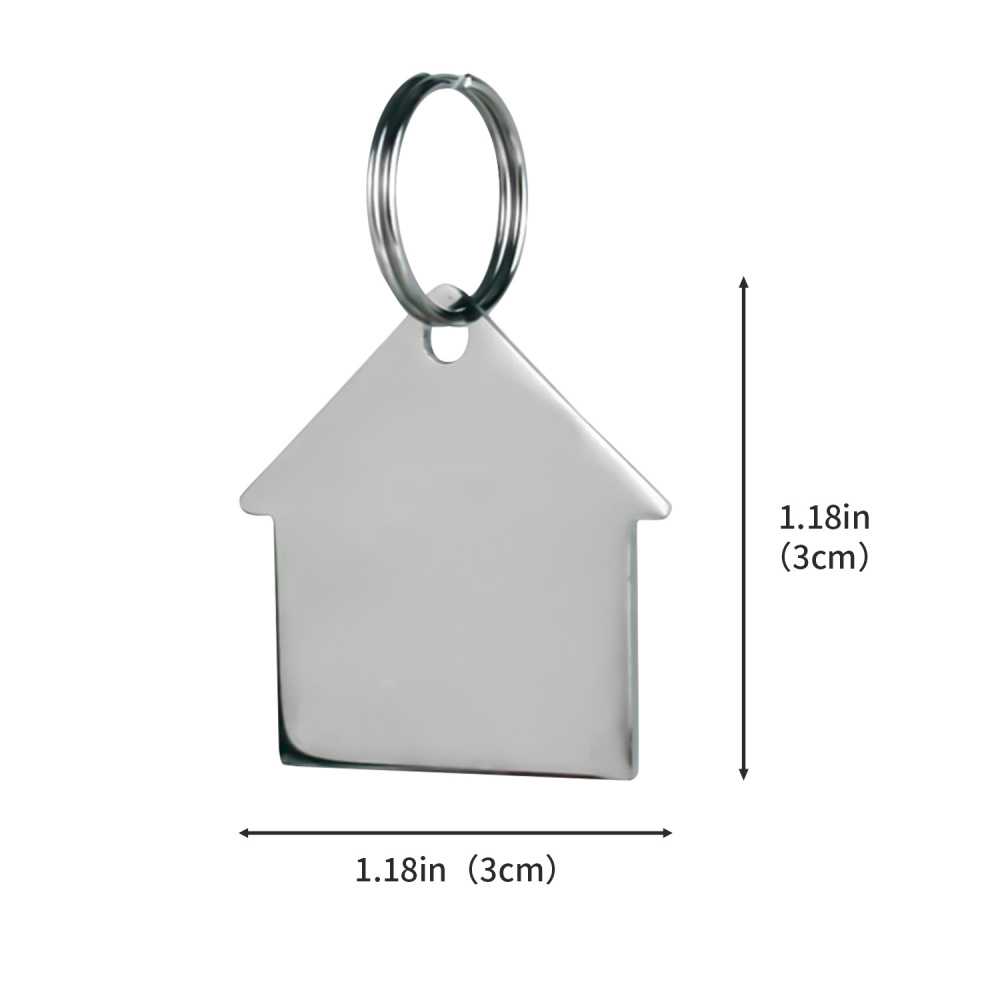 Personalized Stainless Steel Dog Tag for Pets - Engraved Name Tag for Dogs and Cats  - Slide-On ID Tag with Durable Construction and Easy-to-Read Text