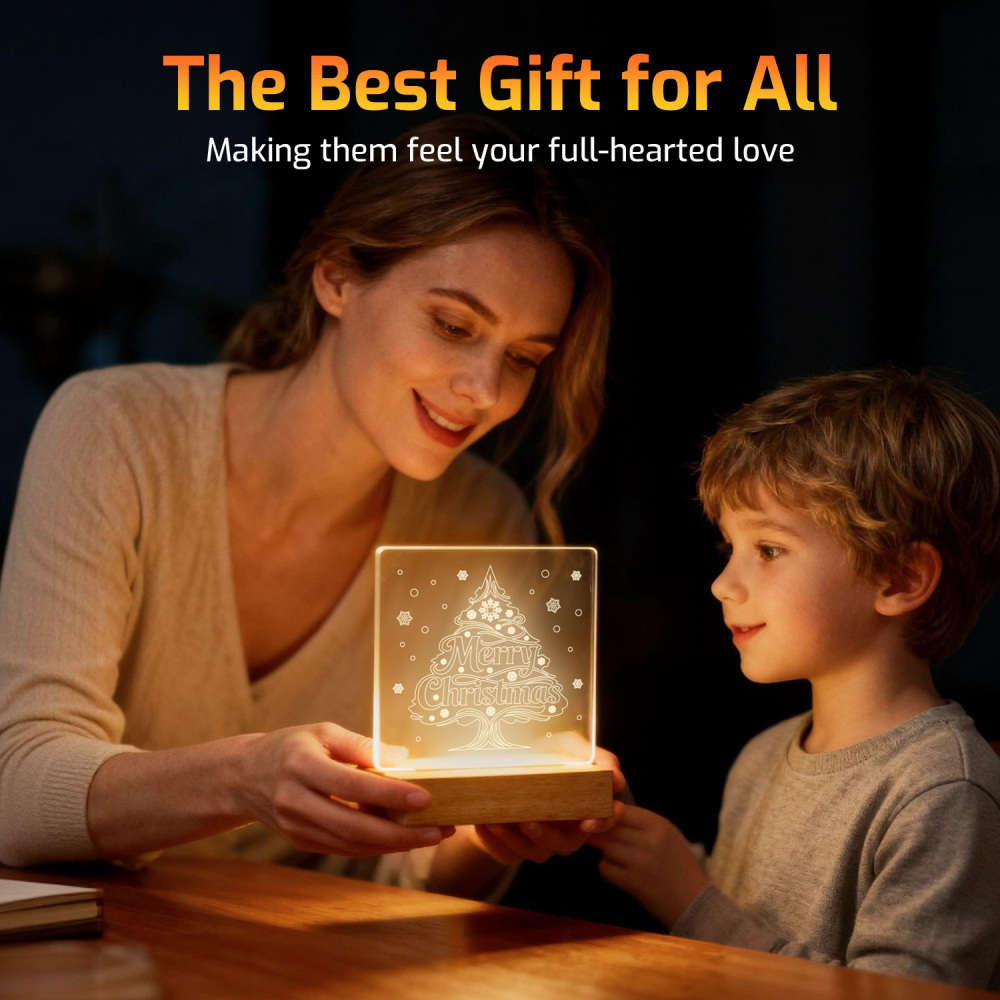 Night Glow Xmas Tree Art Light