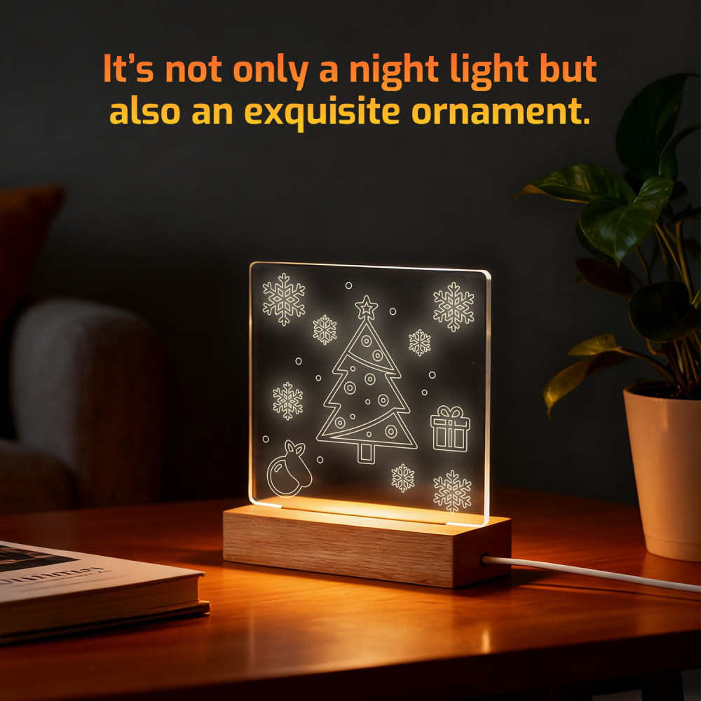 Night Glow Xmas Festive Tree Light