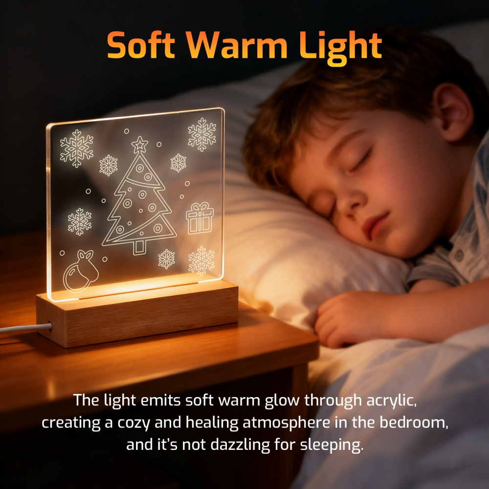 Night Glow Xmas Festive Tree Light