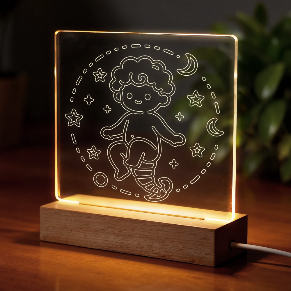 Night Glow Scorpio Zodiac Light