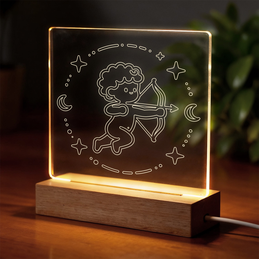 Night Glow Sagittarius Zodiac Light