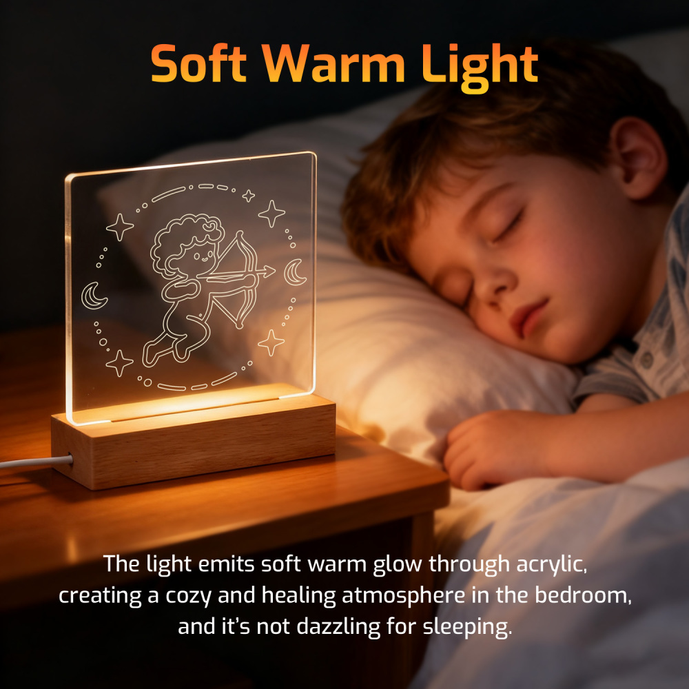 Night Glow Sagittarius Zodiac Light