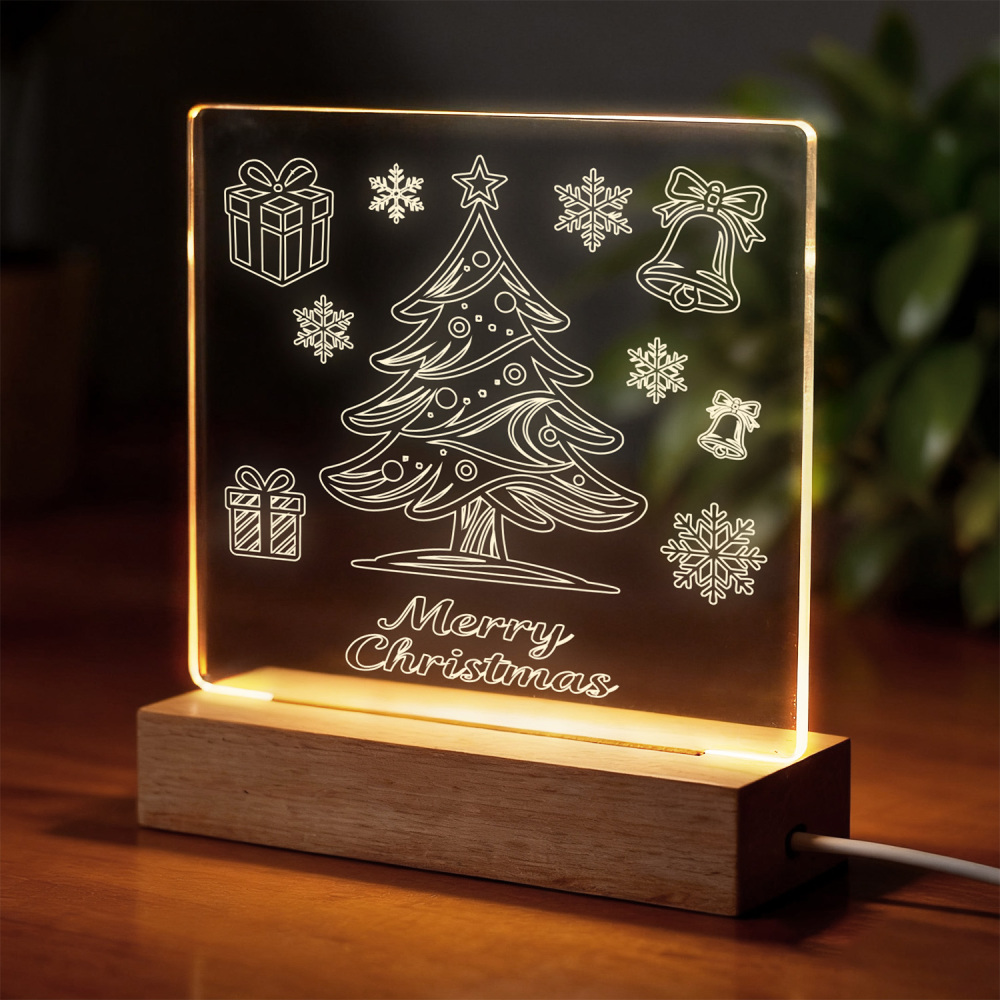 Night Glow Xmas Festive Icons Light