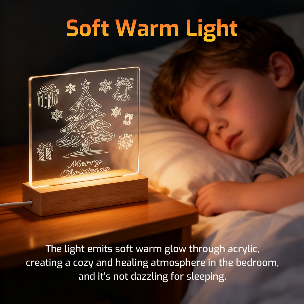 Night Glow Xmas Festive Icons Light