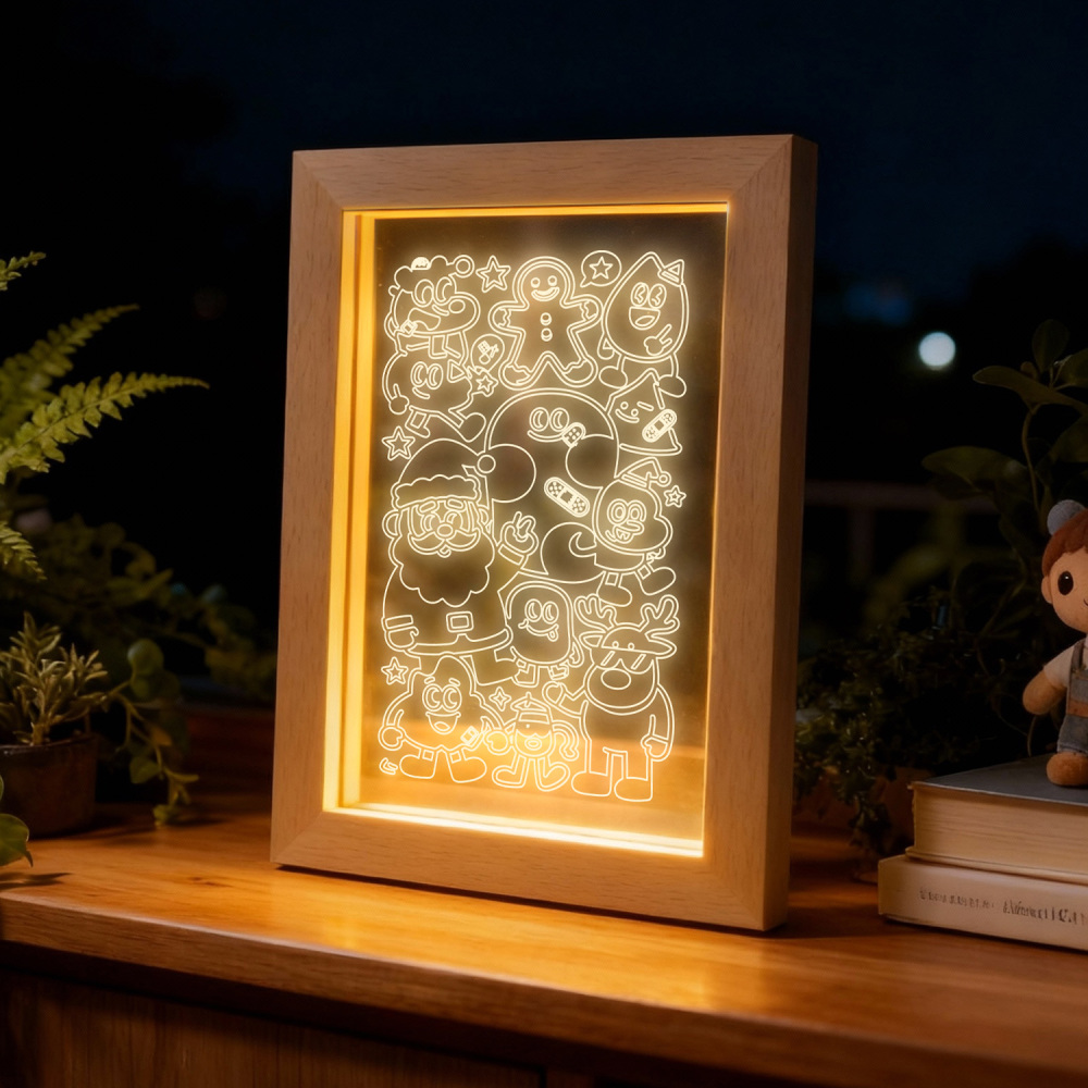 Glow Frames “Christmas Character Carnival” Light Frame