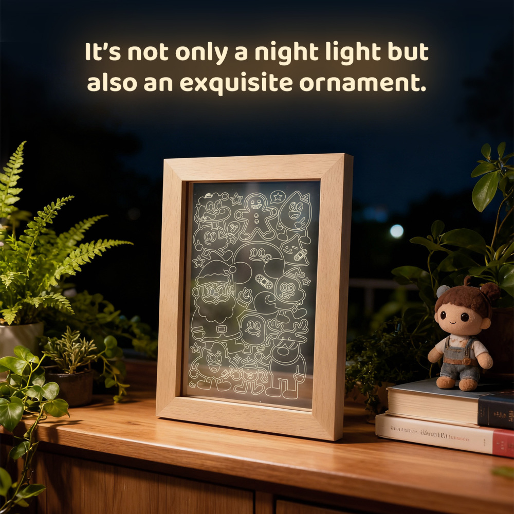 Glow Frames “Christmas Character Carnival” Light Frame