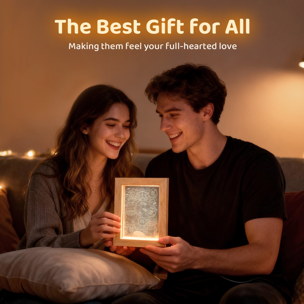Glow Frames “Christmas Character Carnival” Light Frame