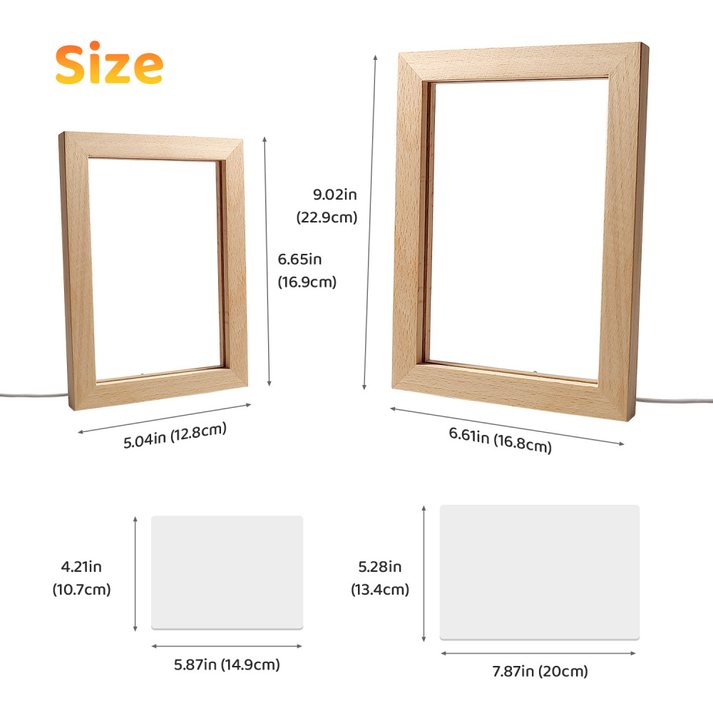 Glow Frames “Christmas Character Carnival” Light Frame