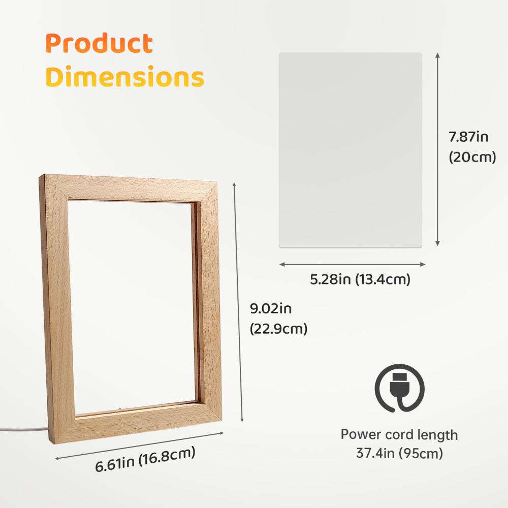 Glow Frames “Stocking Surprise” Christmas Light Frame