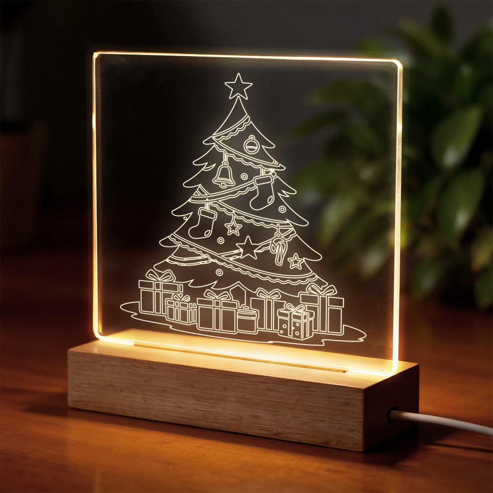 Night Glow Festive Christmas Tree Gift Light