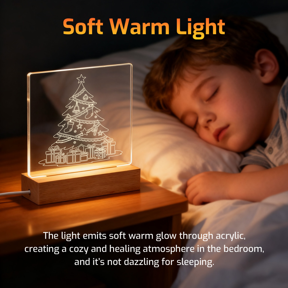 Night Glow Festive Christmas Tree Gift Light