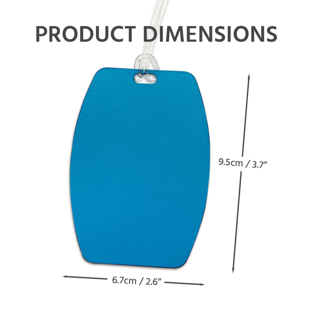 Curvy Barrel-Shaped Personalized Luggage Tag – Custom Engraving, Assorted Vibrant Hues, Sturdy Travel Bag Identifier